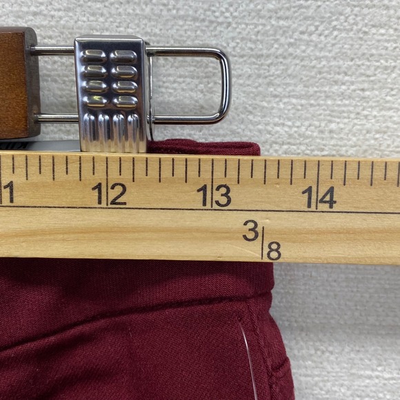 Kut from the Kloth Meg High Rise Fab Ab Wide Leg Maroon Denim Jeans Size 0 New - Picture 8 of 16